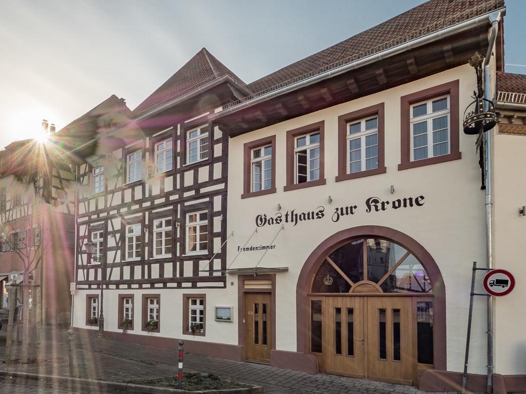 Hotel Gasthaus Zur Krone Weingarten  Exterior foto